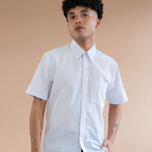 Camisa blanca manga corta