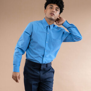 Camisa celeste coca manga larga